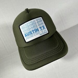 Austin Texas Have a Nice Day Bag Trendy Grocery Green Hat Weird‎